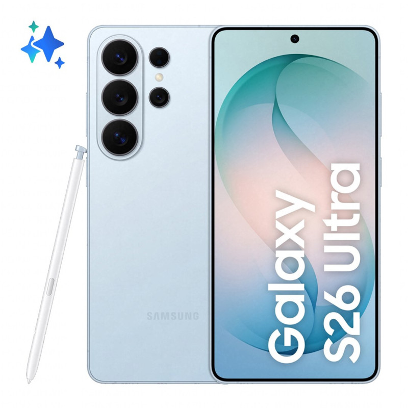 Mobile phone - Samsung Galaxy S26 Ultra (Snapdragon 8 Elite Gen 5, 12 GB RAM, 256 GB, 200 MP, blue)