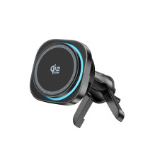 TechProtect V20 MagSafe Car Holder for Windshield / Air Vent / Dashboard 25W QI2.2 Black