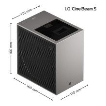 LG PU615U CineBeam S Ultra Short Throw Projector 500 ANSI Lumens LG PU615U CineBeam S Ultra Short Throw Projector 500 ANSI Lumens