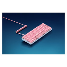 PBT Keycap + Coiled Cable Upgrade Set- Quartz Pink - US / UK PBT Keycap + Coiled Cable Upgrade Set- Quartz Pink - US / UK