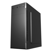 GroupcmT160, Midi bokštas, kompiuteris, juodas, ATX, ITX, Micro ATX, SPCC, 15cm