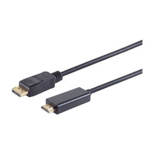 „DisplayPort“ (ST) HDMI (ST) 1m 4K 60Hz juoda spalva