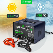 Battery charger with jump start 40 A 12 / 24 V W14005 WUBER