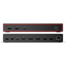 Lenovo „ThinkPad“ USB4 Smart Dock 5500“ su 135W adapteriu, laidinis, juodas