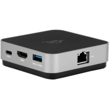 OWC USB-C Travel Dock E (Gray / Black, HDMI, USB-A, Gigabit LAN) OWC USB-C Travel Dock E (Gray / Black, HDMI, USB-A, Gigabit LAN)