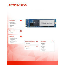 Synology SNV5420-400G internal solid state drive 400 GB M.2 PCI Express 3.0 NVMe