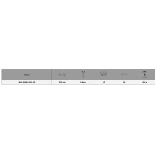 Tiesinio pjūklo geležtės Bahco 5 / 8TPI 300x1.6mm, 2 vnt.