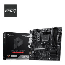 Pagrindinė Plokštė - MSI PRO B550M-P WIFI6E Pagrindinė Plokštė - MSI PRO B550M-P WIFI6E