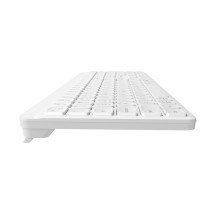 Natec Tang US wireless keyboard BT + 2.4 GHz quiet Slim white Natec Tang US wireless keyboard BT + 2.4 GHz quiet Slim white