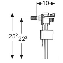 SIDE FILLING MECHANISM 3 / 8 136.723.00.3 SIDE FILLING MECHANISM 3 / 8 136.723.00.3