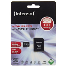 KORTELĖ ATMINTIES INTENSO MICRO SDHC 32 GB KORTELĖ ATMINTIES INTENSO MICRO SDHC 32 GB
