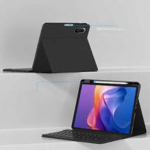 „Tech-Protect SC Pen + Keyboard“ dėklas „Xiaomi Redmi Pad 2 11“ juodas „Tech-Protect SC Pen + Keyboard“ dėklas „Xiaomi Redmi Pad 2 11“ juodas