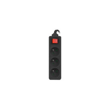 Lanberg PS1-03E-0300-BK maitinimo prailgintuvas 3 m 3 AC lizdai Vidaus / lauko Juoda Lanberg PS1-03E-0300-BK maitinimo prailgintuvas 3 m 3 AC lizdai Vidaus / lauko Juoda