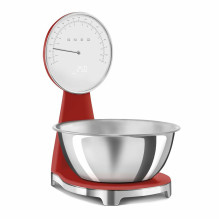 SMEG analoginė ir skaitmeninė virtuvės svarstyklės RED KSF01RDWW SMEG analoginė ir skaitmeninė virtuvės svarstyklės RED KSF01RDWW