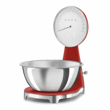 SMEG ANALOG AND DIGITAL KITCHEN SCALE RED KSF01RDWW SMEG ANALOG AND DIGITAL KITCHEN SCALE RED KSF01RDWW