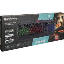 Žaidimų klaviatūra su membrana, laidinė, DEFENDER WEREWOLK GK-120DL Žaidimų klaviatūra su membrana, laidinė, DEFENDER WEREWOLK GK-120DL