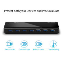 HUB USB TP-Link 7x USB-A 3.0 ( UH700 ) HUB USB TP-Link 7x USB-A 3.0 ( UH700 )