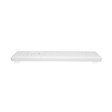 Klaviatūra - NATEC Tang US belaidė klaviatūra, "Bluetooth" + 2,4 GHz, Balta