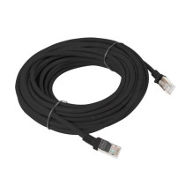 Tinklo Kabelis - Lanberg Cat 6 UTP Patchcord, 10 m, Juodas