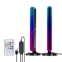 LED Stalinė Lempa - BlitzWolf BW-AL1 10 Režimų RGB USB 280 mm Juoda LED Stalinė Lempa - BlitzWolf BW-AL1 10 Režimų RGB USB 280 mm Juoda