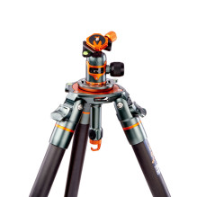 Stand - 3 Legged Thing Half Bowl 75mm 3 / 8" Thread, Bubble Level
