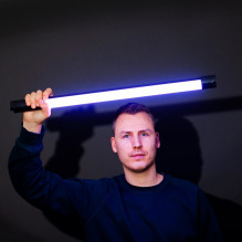 Apšvietimo įranga - Caruba 120cm RGB LED vamzdis (Bluetooth, DMX, 12 efektų)