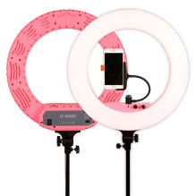 Lighting Equipment - Caruba Round Vlogger 18" LED Set 9800 Lumen Pink Lighting Equipment - Caruba Round Vlogger 18" LED Set 9800 Lumen Pink