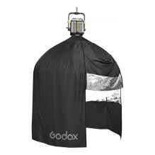 Lantern-type softbox skirt...