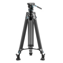 Vaizdo Stovas - Fotopro DV 5A Sunkus Skysčio Galvutė, Laiko 10 kg, Maksimalus Aukštis 193 cm, Juodas