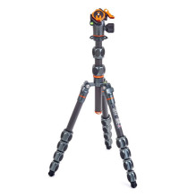 Fotoaparato trikojis - 3 Legged Thing Pro 2.0 Leo Carbon &amp; AirHed Pro LV pilkas