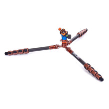 Fotoaparato trikojis - 3 Legged Thing Pro 2.0 Albert Carbon su AirHed Pro bronzos spalvos