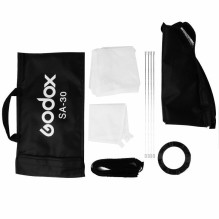 Lighting accessory - Godox Softbox + Grid 30x30cm for S30 Focusing LED Spotlight Lighting accessory - Godox Softbox + Grid 30x30cm for S30 Focusing LED Spotlight