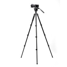 Stovas - Fotopro S5i Video Tripod, 5kg talpa, skysčio galva, lengvas Stovas - Fotopro S5i Video Tripod, 5kg talpa, skysčio galva, lengvas