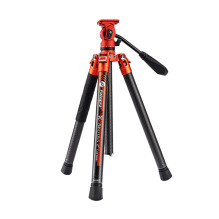 Video tripod - Fotopro X Aircross 2 1.5m 3kg carbon orange