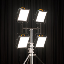 Lighting accessory - Godox HJ04 bracket for four P600Bi hard LED lights Lighting accessory - Godox HJ04 bracket for four P600Bi hard LED lights