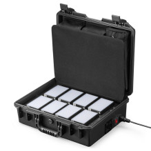 Lighting Equipment - Godox C5R K8 Mobile RGB LED 8 Light Kit with Charging Case Lighting Equipment - Godox C5R K8 Mobile RGB LED 8 Light Kit with Charging Case