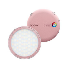 Apšvietimo Įranga - Godox R1 Mobile RGB LED Light, RGB & CCT Modes, 14 Effects, Pink Apšvietimo Įranga - Godox R1 Mobile RGB LED Light, RGB & CCT Modes, 14 Effects, Pink