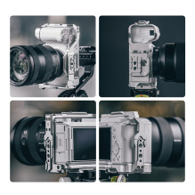 Camera accessories - Falcam C00B3501 Quick Release Cage for Sony ZV E1, F38 interface, 160g, Silver Camera accessories - Falcam C00B3501 Quick Release Cage for Sony ZV E1, F38 interface, 160g, Silver