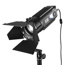 LED Vaizdo Šviestuvas - Godox S30 Fokusavimo LED Šviestuvas 10-100 % 6-55°