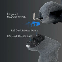 Camera Body Side Handle - Falcam F22B5601 Side Handle PRO Left Grey Black