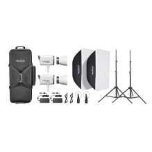 Lighting Kit - Godox Litemons LA300R 2 LED Lights 1800K-10000K RGB