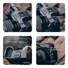 Kameros rėmas - Falcam F22 F38 F50 Quick Release Camera Cage V2 (Sony A7M4, Aluminium)