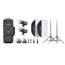 Lighting Equipment - Godox Litemons LA300R K2 RGB LED Video Light 2-Light Set Black Lighting Equipment - Godox Litemons LA300R K2 RGB LED Video Light 2-Light Set Black