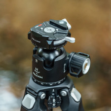 Fotoaparato trikojo galvutė - Falcam F38B4906 Pro dviguba panoraminė rutulinė galvutė, 5 kg, 10 cm, 454 g Fotoaparato trikojo galvutė - Falcam F38B4906 Pro dviguba panoraminė rutulinė galvutė, 5 kg, 10 cm, 454 g