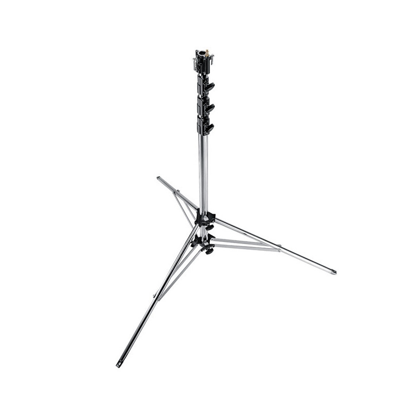 Stovas - Manfrotto Super 477cm Plieninis Sidabrinis