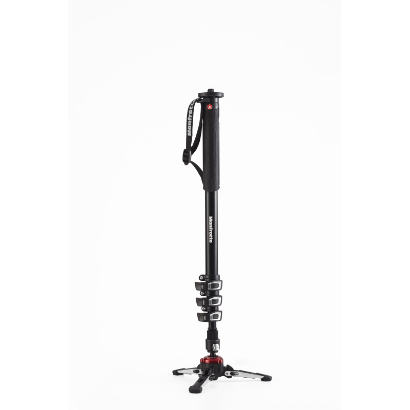 Vaizdo įranga - Manfrotto Monopodas Video 4 Sekcijų Reguliuojamo Aukščio