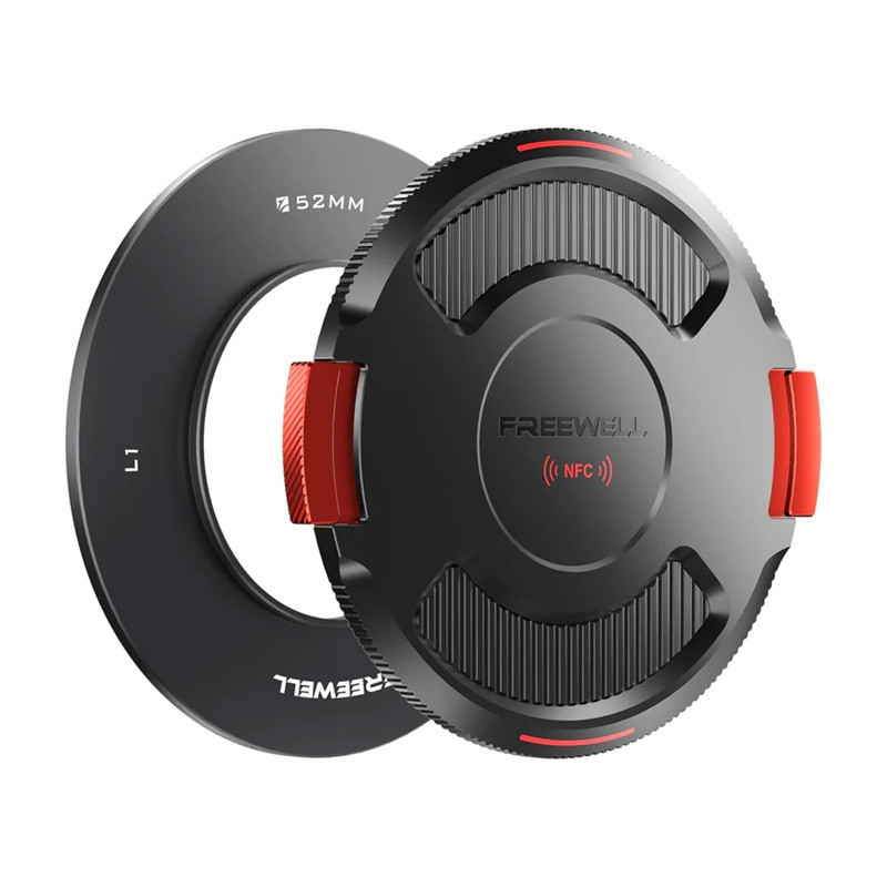 Filtras - Freewell 52 mm Bazinis Žiedas Su Dangteliu Ir NFC