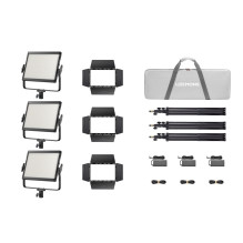 Lighting Equipment - Godox LP1200R K3 RGB LED Light Panel 3-Pack, 1800K-10000K