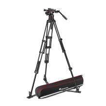 Fotoaparato Trikojis - Manfrotto Twin Alu Kit Su 612 Fluid Head