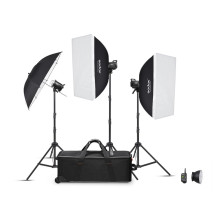Studijos Blykstės Rinkinys - Godox MS300V D Trio Studijos Blykstės Rinkinys